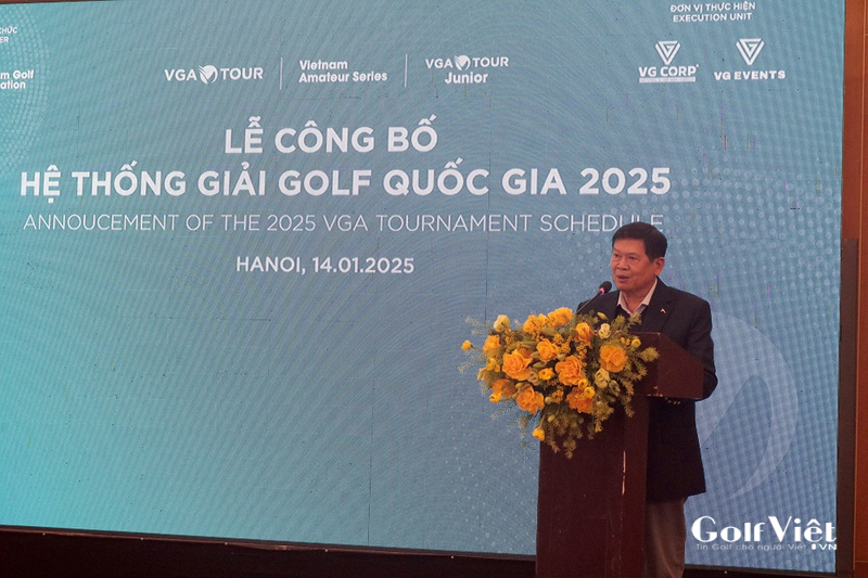 Ông Lê Kiên Thành, chủ tịch Hiệp hội Golf Việt Nam