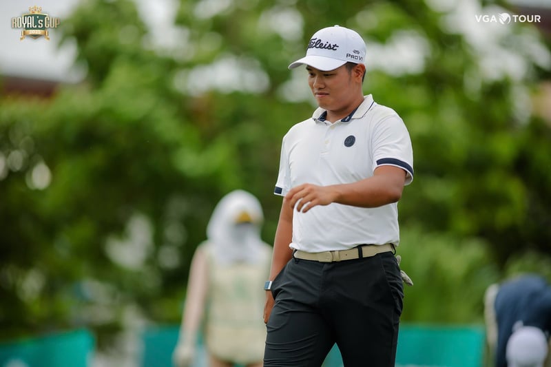 Nguyễn Nhất Long là golfer có điểm âm duy nhất trong ngày thi đấu đầu tiên