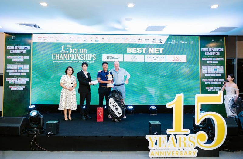 Với thành tích 78-16-62, Nguyễn Anh Tiến trở thành chủ nhân của danh hiệu Best Net.