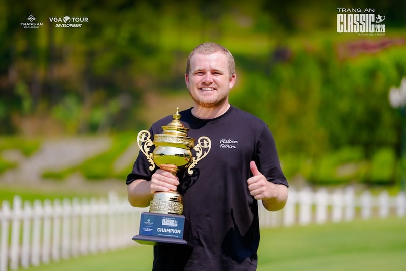 Joel Troy - golfer người Úc đã xuất sắc lên ngôi vô địch Trang An Classic 2026
