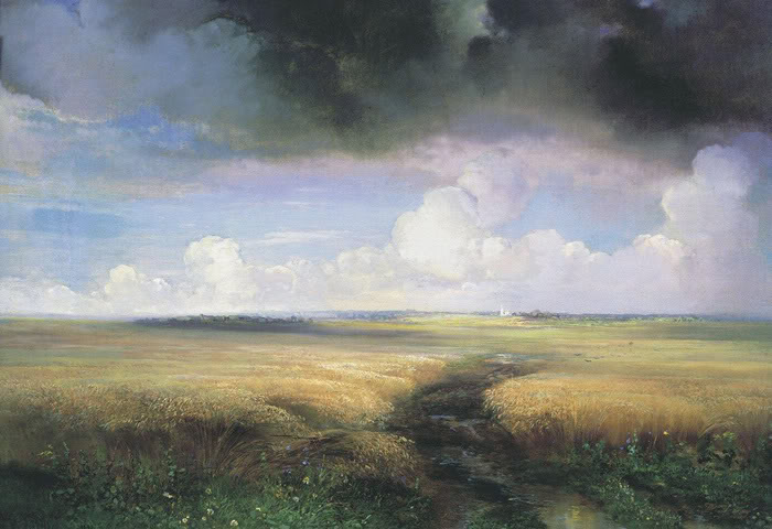 Cánh đồng lúa mì, 1881