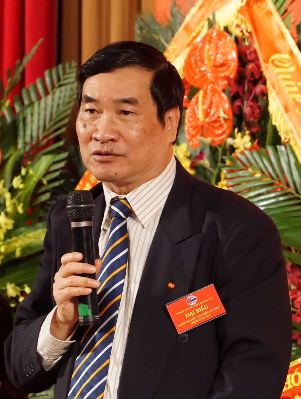 Ông Đào Trọng Thi tại Đại hội V Hội Hữu nghị Việt - Nga (ngày 10/12/2016)