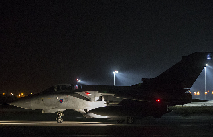 Máy bay Tornado của không quân Anh tham gia cuộc oanh kích Syria