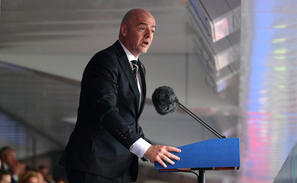 Chủ tịch FIFA phát biểu tại Lễ khai mạc