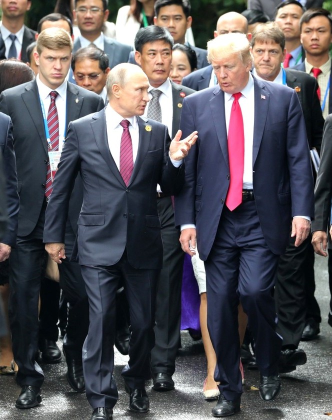 Tổng thống V. Putin và Tổng thống D. Trump tại Đà Nẵng (tháng 11/2017)