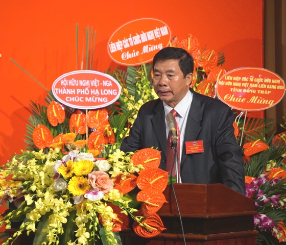 Ông Trịnh Quốc Khánh, Phó Chủ tịch thường trực Hội Hữu nghị Việt - Nga