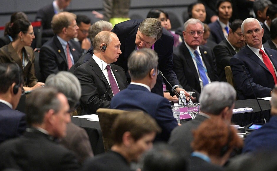 Tổng thống Nga V. Putin tại EAS