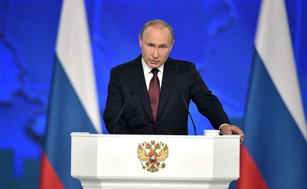 Tổng thống Vladimir Putin trình bày Thông điệp liên bang ngày 20/2/2019