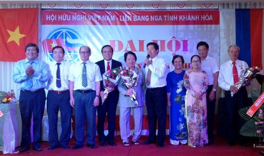 Ban chấp hành Hội Hữu nghị Việt - Nga tỉnh Khánh Hòa nhiệm kỳ 2018 - 2023 ra mắt tại Đại hội