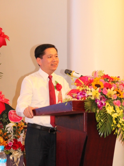 Ông Nguyễn Long Hải, Phó Chủ tịch UBND tỉnh Lạng Sơn, phát biểu tại Đại hội