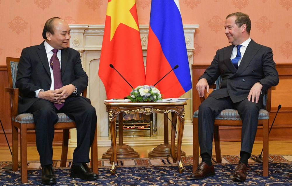 Thủ tướng Nguyễn Xuân Phúc hội đàm với Thủ tướng D. Medvedev tại Moskva (tháng 5/2019)