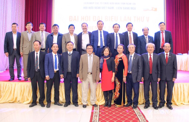 Ban chấp hành Hội Hữu nghị Việt-Nga tỉnh Nghệ An nhiệm kỳ 2019-2024