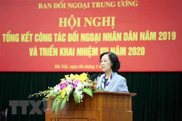 Bà Trương Thị Mai phát biểu chỉ đạo tại Hội nghị  Ảnh: TTXVN