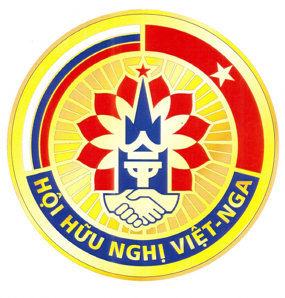 Mẫu thiết kế của họa sĩ Trần Hoài Đức (thể hiện trên giấy) được lựa chọn làm Kỷ niệm chương chính thức của Hội Việt-Nga