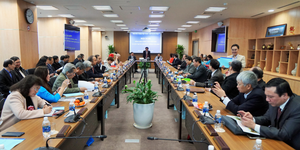 Hàng năm, Hội Hữu nghị Việt – Nga tiến hành hội nghị giao ban toàn quốc và các hội nghị tổng kết công tác, thông qua chương trình hoạt động mới. Trong ảnh: một hội nghị tại Hà Nội tháng 1/2019.