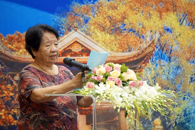 Bà Nguyễn Thị Thu Thanh - Chủ tịch Hội Việt-Nga tỉnh Khánh Hòa