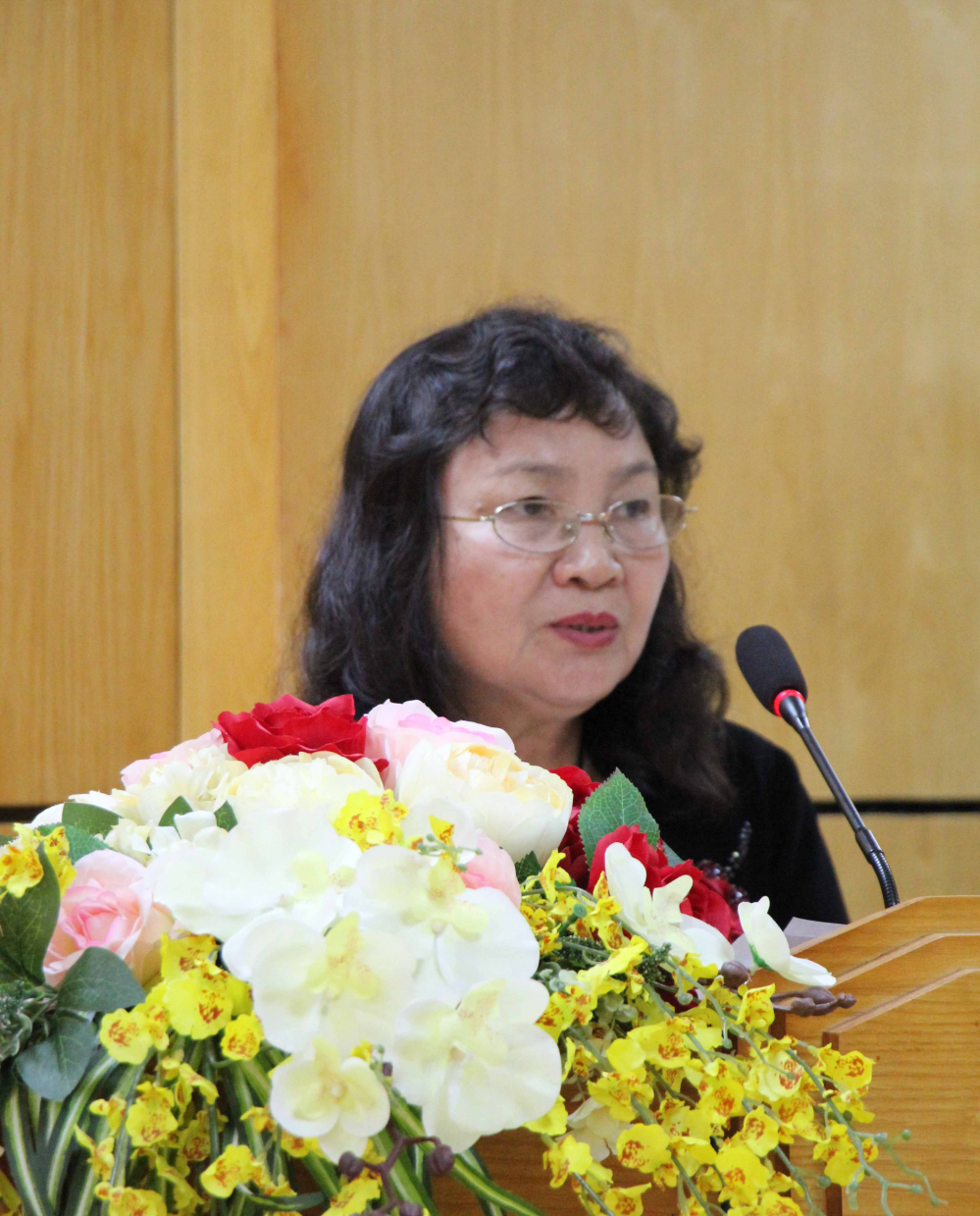 Chủ tịch Hội Hữu nghị Việt-Nga tỉnh Bắc Giang Nguyễn Thị Kim Oanh