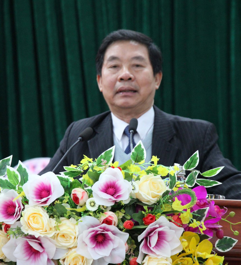 Phó Chủ tịch thường trực Trung ương Hội Hữu nghị Việt-Nga, Thiếu tướng Trịnh Quốc Khánh phát biểu tại Đại hội