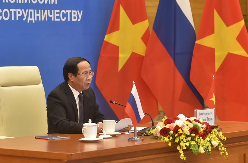 Phó Thủ tướng Chính phủ Lê Văn Thành phát biểu tại Khóa họp 23 UB liên chính phủ Việt - Nga