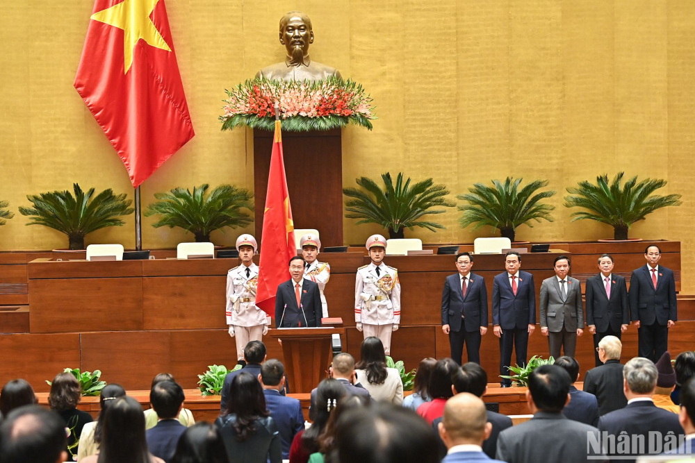 Chủ tịch nước Võ Văn Thưởng tuyên thệ