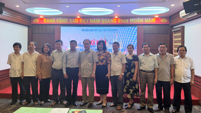 Các đại biểu tham dự cuộc gặp giao lưu kỷ niệm Ngày Chiến thắng tại Hội Hữu nghị Việt - Nga tỉnh Thanh Hoá