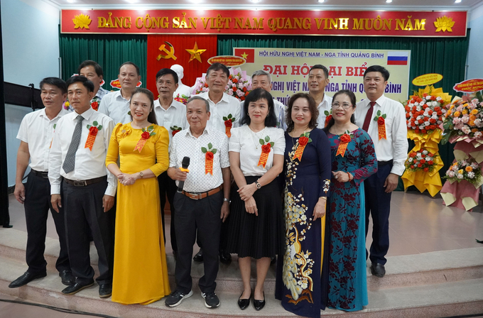 Ban Chấp hành Hội Hữu nghị Việt - Nga tỉnh Quảng Bình nhiệm kỳ 2023-2027 