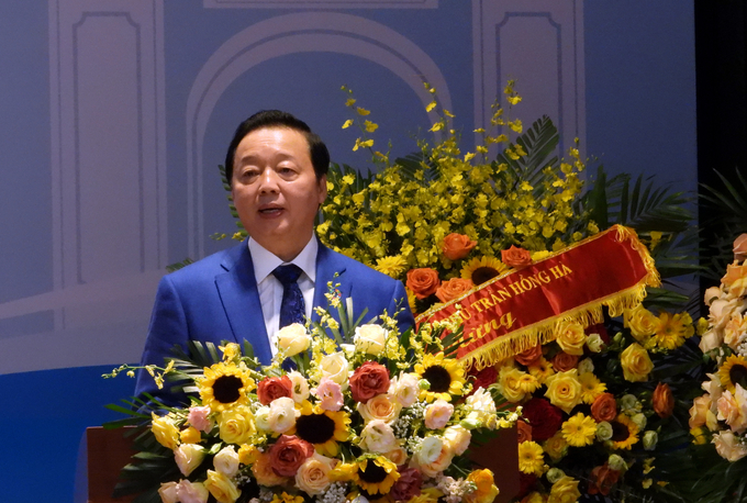 Phó Thủ tướng Trần Hồng Hà phát biểu tại Đại hội VI
