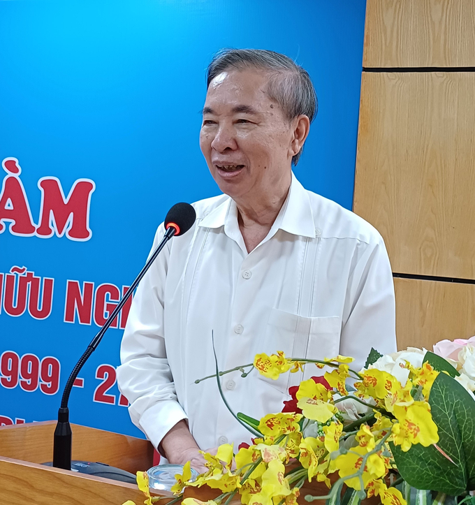 Ông Trần Hữu Thắng, Chủ tịch Chi hội Việt Nam - Liên bang Nga cựu học viên Đại học Kinh tế Moskva mang tên Plekhanov.