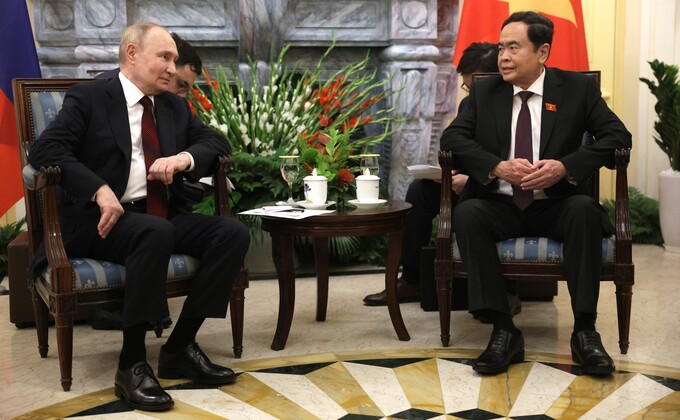 Chủ tịch Quốc hội Trần Thanh Mẫn hội kiến Tổng thống V. Putin