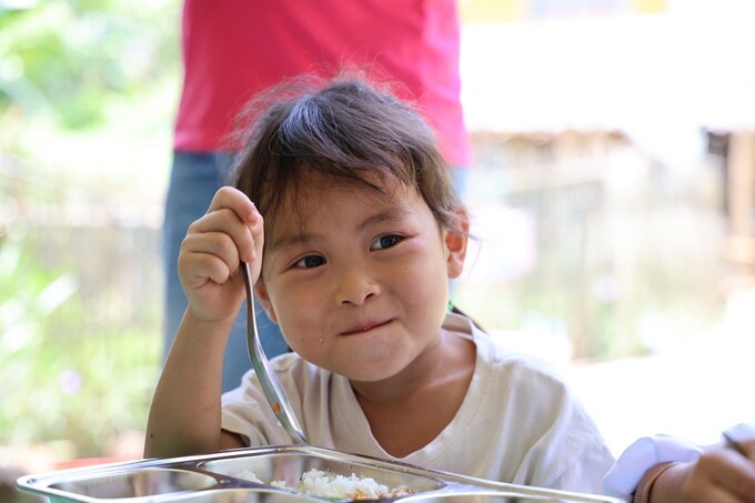 Hình ảnh em nhỏ trong dự án Cùng em khôn lớn