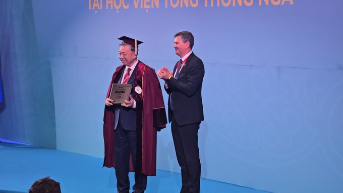 Tổng Bí thư Tô Lâm được Học viện RANEPA tặng danh hiệu