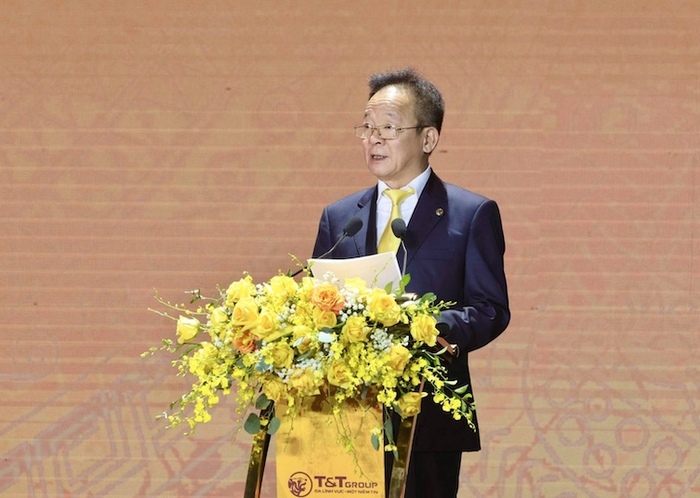 Ông Đỗ Quang Hiển, Nhà sáng lập, Chủ tịch Ủy ban Chiến lược Tập đoàn T&T Group phát biểu. Ảnh: T&T Group