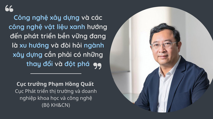 (Ông Phạm Hồng Quất, - Cục trưởng Cục Phát triển thị trường và doanh nghiệp khoa học và công nghệ - Bộ KH&CN