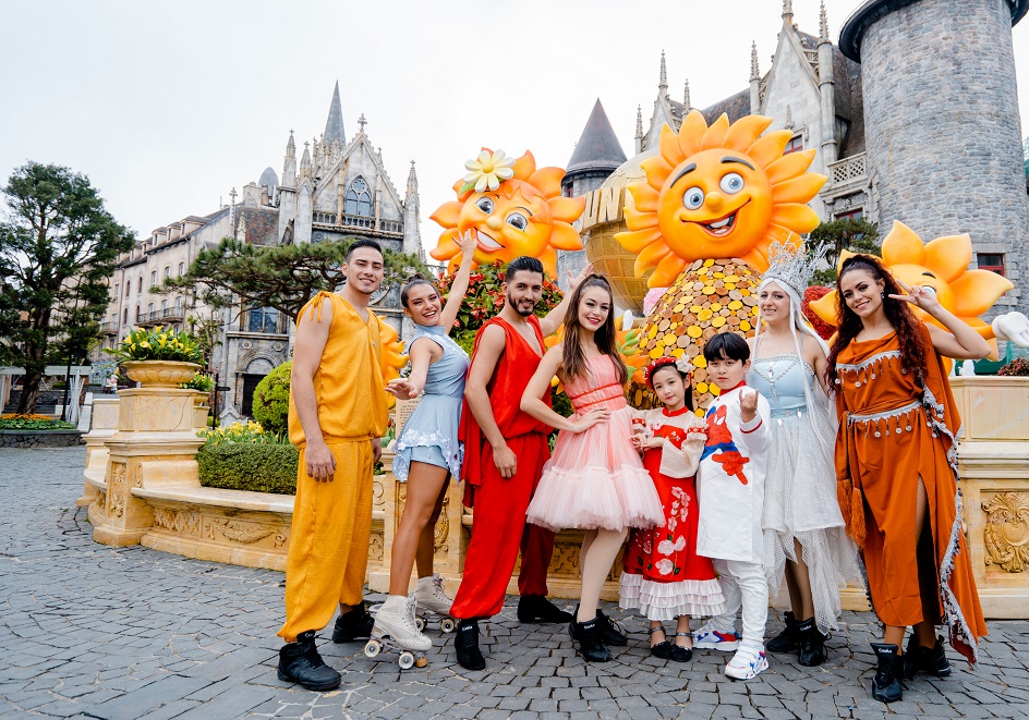 Các show nghệ thuật là đặc sản của Sun World Ba Na Hills