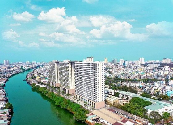 Công trình xanh Diamond Lotus Riverside do Phuc Khang Corporation phát triển tại TP.HCM.