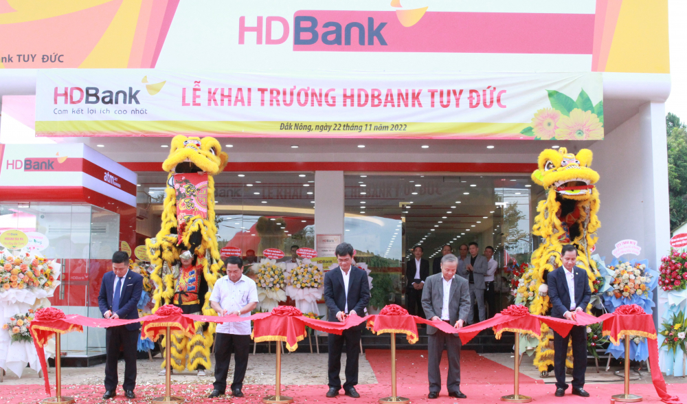 Đây cũng là điểm giao dịch thứ 4 tại tỉnh Đắk Nông và là điểm 336 trên toàn hệ thống HDBank.