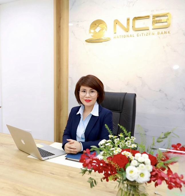 Bà Dương Thị Lệ Hà - quyền Tổng Giám đốc NCB
