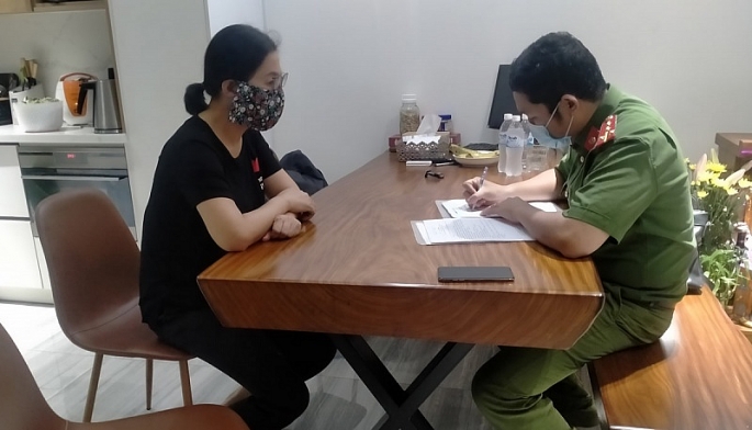 Trần Thị Thu Tâm khai nhận đã cho Đào Thị Như Lệ vay nặng lãi