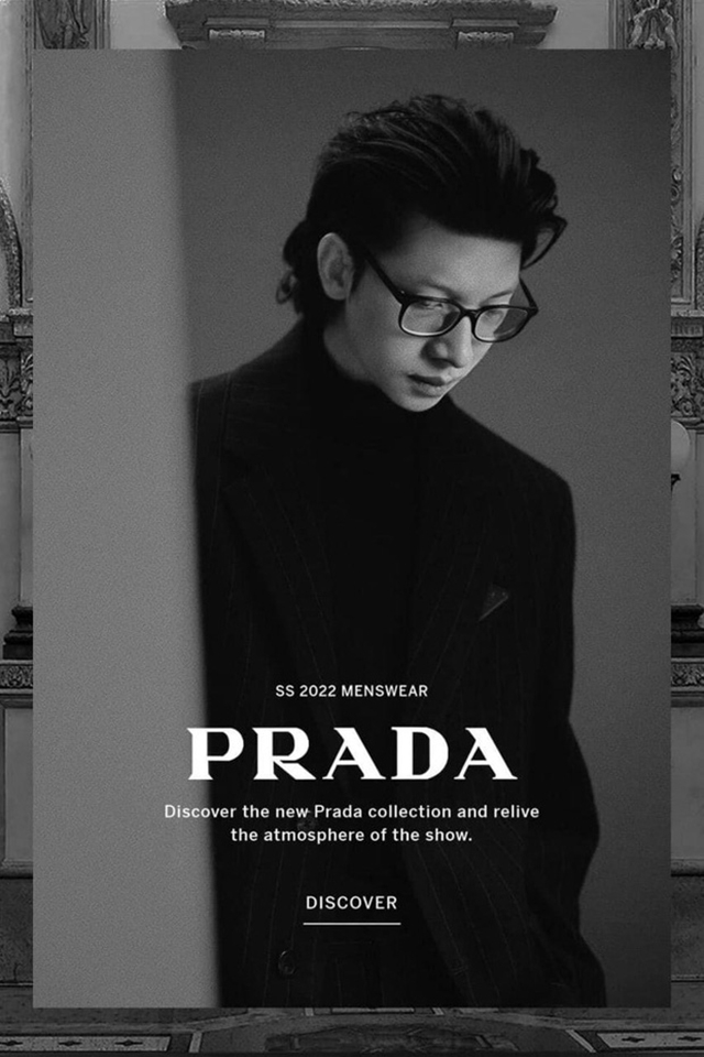 Bomman bỗng xuất hiện siêu ngầu trên poster quảng cáo của Prada2