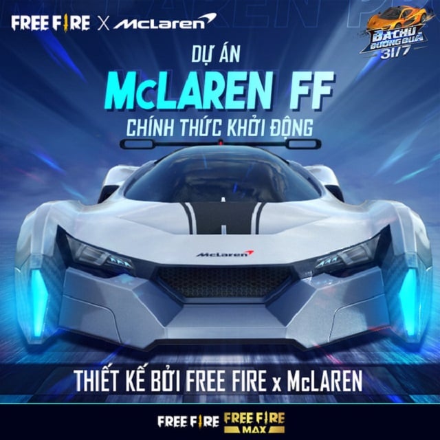 Siêu xe McLaren chính thức có mặt trong Free Fire_1