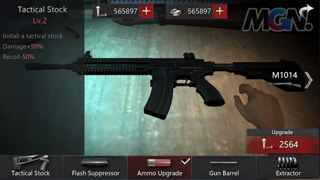 Hệ thống súng trong game không đa dạng, nhưng có những nâng cấp đáng giá