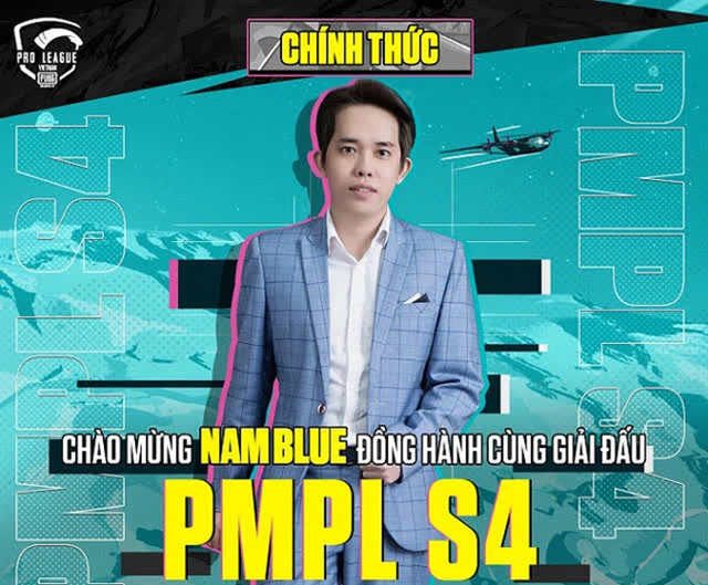 Nam Blue trở thành caster, đồng hành cùng MC Thảo Trang trong PMPL S41