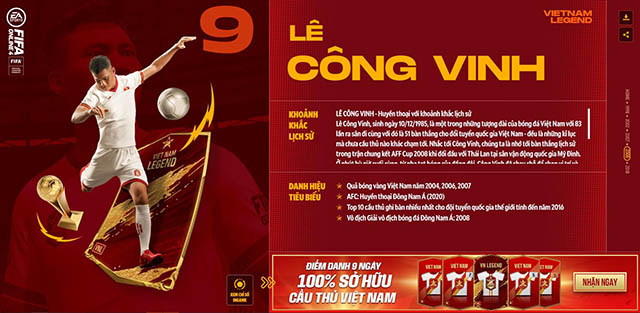 FIFA Online 4 tái hiện hàng loạt huyền thoại Việt Nam trong bản cập nhật mới6