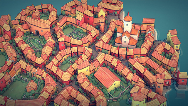 Giới thiệu game Townscaper Khối Rubik của kiến trúc1