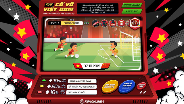 FIFA Online 4 tung sự kiện đồng hành cùng Việt Nam tại vòng loại WC 2022