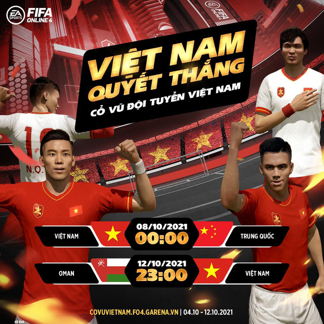 FIFA Online 4 tung sự kiện đồng hành cùng Việt Nam tại vòng loại WC 20225