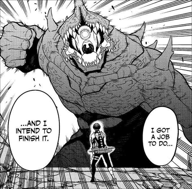 Review shounen manga Kaiju #8 - tân binh quái vật3