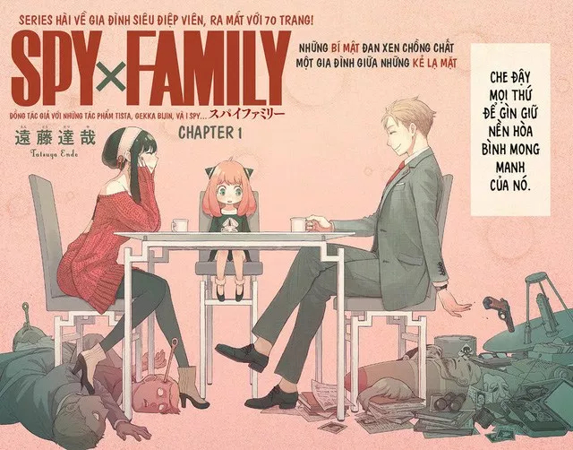 Spy x Family – bộ truyện tranh manga hot nhất hiện nay tại Nhật Bản. Xem hình ảnh của tác phẩm này để hiểu rõ hơn về nhân vật chính - một điệp viên, một tâm hồn đơn độc và nhiệm vụ mới của anh khi phải tạo ra một gia đình giả.