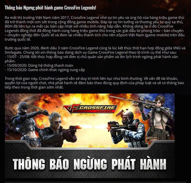 Bom tấn game Việt Crossfire Legends - vì sao lại dead