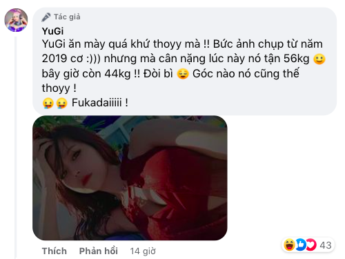 Trước nhiều ý kiến trái chiều của dân tình, nữ streamer YuGi đã lên tiếng thanh minh. Ảnh: Facebook